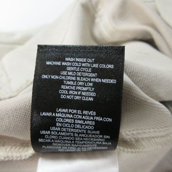 32 DEGREES Ladies Knit Twill Pant XXL-20 Flat Front Elastic Waist Cream 2XL NWT - Picture 11 of 12